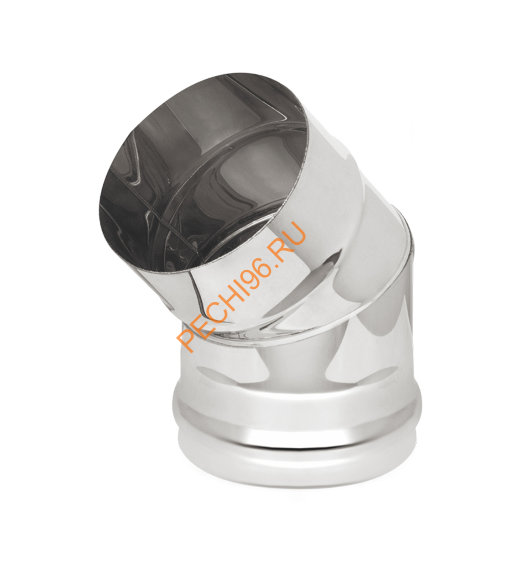 Отвод Везувий 45° (AISI 430/0,5мм) D100мм