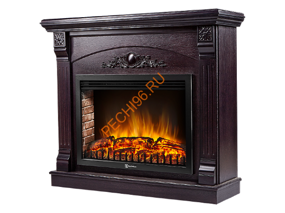 Электрокамин Electrolux EFP/P-3020LS с порталом Firelight Barocco 30, Венге