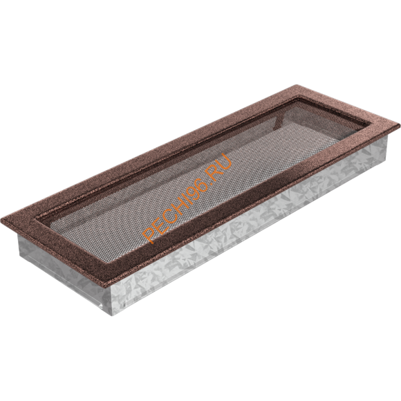 Вентиляционная решетка Kratki 49М 170х490 мм латунь