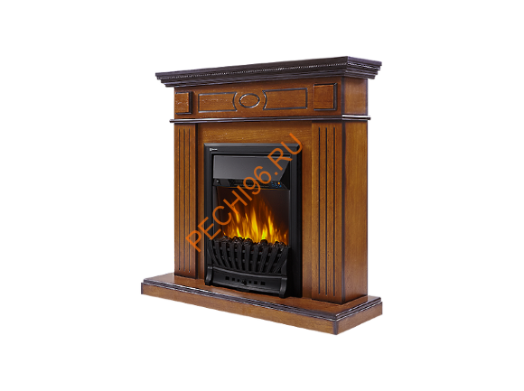 Электрокамин Electrolux Classic EFP/P-1020LS с порталом Firelight Bianco Classic, орех