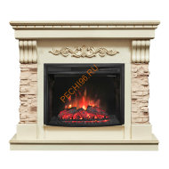 Электрокамин RealFlame Marseilles Luxe 25,5 WT с очагом Evrika 25,5 Электрокамин RealFlame Marseilles Luxe 25,5 WT с очагом Evrika 25,5
