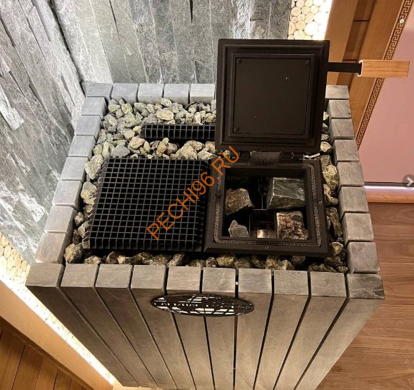 Электрическая паротермальная печь «ПАРиЖАР Футурус» 10 кВт, талькохлорит Электрическая паротермальная печь «ПАРиЖАР Футурус» 10 кВт, талькохлорит