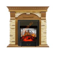 Электрокамин Royal Flame Dublin дуб/сланец с очагом Majestic FX M Электрокамин Royal Flame Dublin дуб/сланец с очагом Majestic FX M