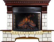Электрокамин Royal Flame Pierre Luxe темный дуб/белый с очагом Dioramic 28 LED FX Электрокамин Royal Flame Pierre Luxe темный дуб/белый с очагом Dioramic 28 LED FX