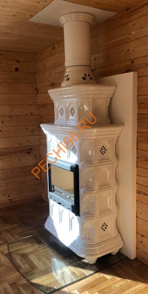 Печь-камин КимрПечь Истра пристенный двухъярусный Волна Печь-камин КимрПечь Истра пристенный двухъярусный Волна