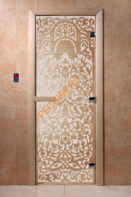 Дверь стеклянная DoorWood «Флоренция прозрачная», 1900х600 мм Дверь стеклянная DoorWood «Флоренция прозрачная», 1900х600 мм