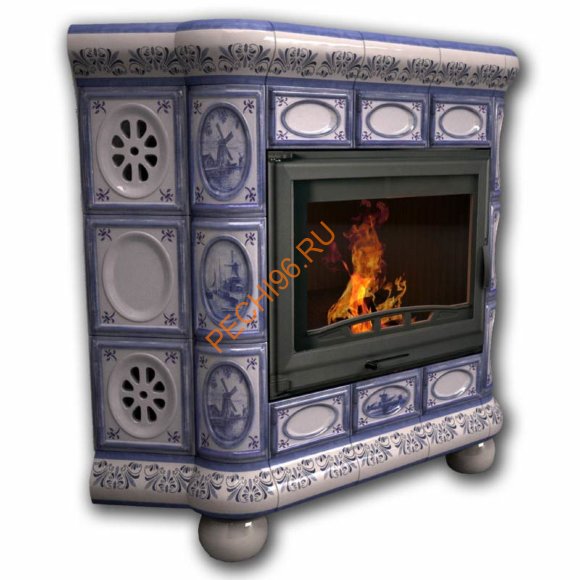 Печь-камин КимрПечь Медальон угловой Голландия Печь-камин КимрПечь Медальон угловой Голландия