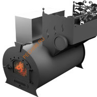 Печь банная Термосфера Горыныч 3, малая дверь со стеклом
