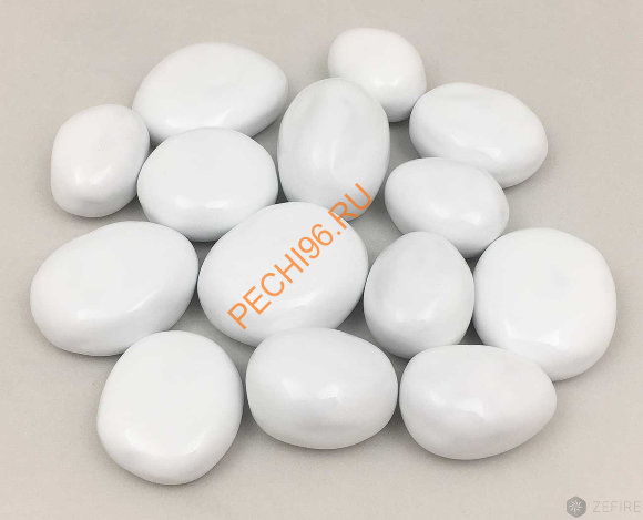 Декоративные камни ZeFire белые 14 штук Декоративные камни ZeFire белые 14 штук