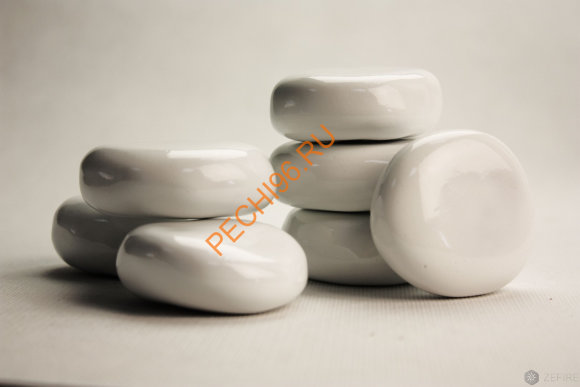 Декоративные камни ZeFire белые 14 штук Декоративные камни ZeFire белые 14 штук