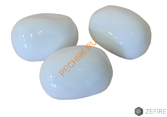 Декоративные камни ZeFire белые 14 штук Декоративные камни ZeFire белые 14 штук