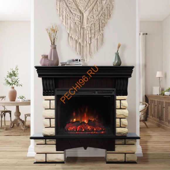 Электрокамин RealFlame Kavkaz 25,5/24 c очагом Sparta 25,5 LED Электрокамин RealFlame Kavkaz 25,5/24 c очагом Sparta 25,5 LED