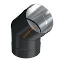 Труба ВУЛКАН VBR 1 м, D150 мм, нерж 0.8, черная