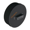 Тройник ВУЛКАН VBR 90° D120/220 мм, нерж 0.5, черный