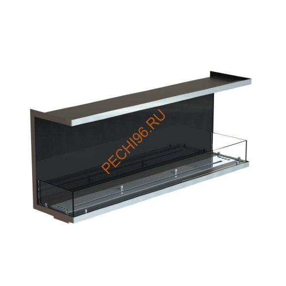 Биокамин фронтальный 1300х500х300 мм, стемалит, стекло, рамка нержавейка Биокамин фронтальный 1300х500х300 мм, стемалит, стекло, рамка нержавейка