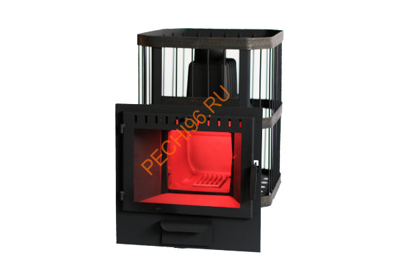 Печь банная чугунная Сибирь 24 Сетка, Панорама