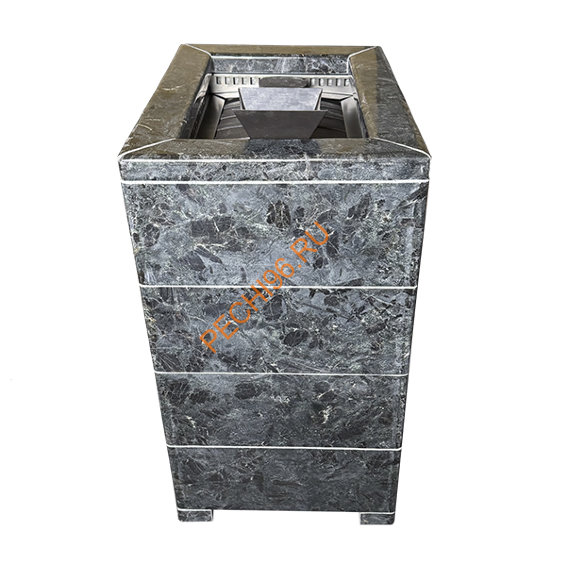 Чугунная банная печь BLACK STOVE Verona 18, ЗК, ГАЗ, Пироксенит