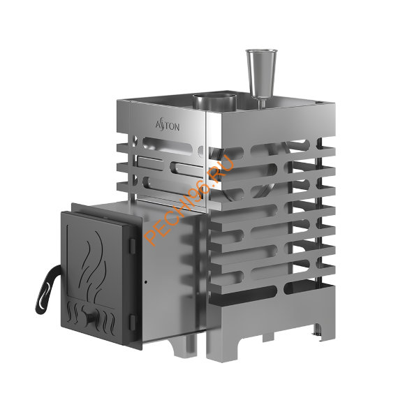 Печь банная ASTON 12 INOX с баком на трубе 50л, D115 (AISI 439) круглый в Нижнем Новгороде Печь банная ASTON 12 INOX с баком на трубе 50л, D115 (AISI 439) круглый в Нижнем Новгороде