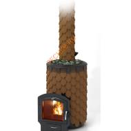 Печь банная Термофор Альфа Панголина Inox ЧД БСЭ ЗК терракота