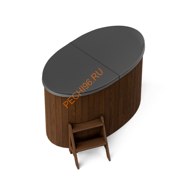 Купель композитная Polarspa STANDART 98 термососна темная