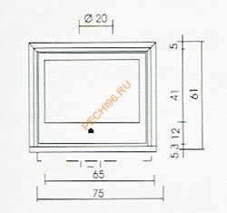 Каминная топка EdilKamin FIREBOX LUCE PLUS 54 V Каминная топка EdilKamin FIREBOX LUCE PLUS 54 V