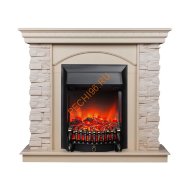 Электрокамин RealFlame Elford WT с очагом Fobos Lux BL Электрокамин RealFlame Elford WT с очагом Fobos Lux BL