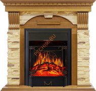 Электрокамин Royal Flame Dublin дуб/сланец с очагом Majestic FX Электрокамин Royal Flame Dublin дуб/сланец с очагом Majestic FX