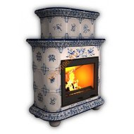 Печь-камин КимрПечь Прованс угловой двухъярусный Дельфт Печь-камин КимрПечь Прованс угловой двухъярусный Дельфт