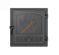 Дверка ВЕЗУВИЙ каминная 281 (Антрацит) Дверка ВЕЗУВИЙ каминная 281 (Антрацит)