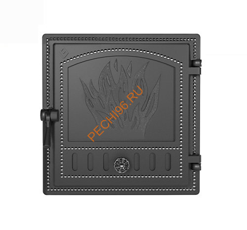 Дверка ВЕЗУВИЙ каминная 281 (Антрацит)