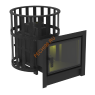 Печь банная Берёзка Воевода-Флагман 20, сетка