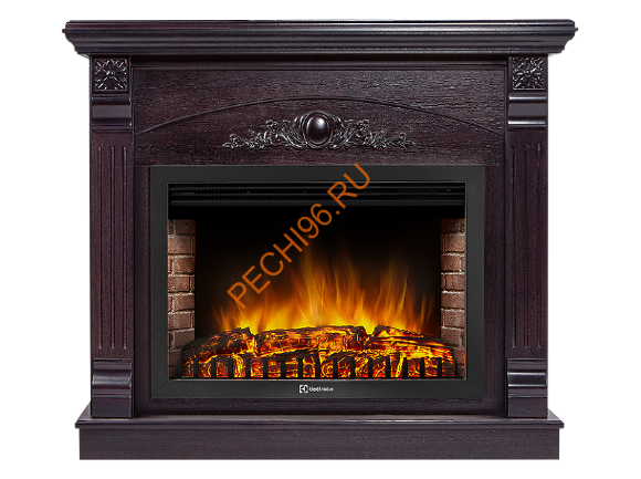 Электрокамин Electrolux EFP/P-3020LS с порталом Firelight Barocco 30, Венге Электрокамин Electrolux EFP/P-3020LS с порталом Firelight Barocco 30, Венге