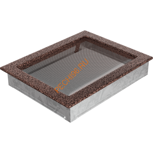 Вентиляционная решетка Kratki 22/30М 220х300 мм латунь