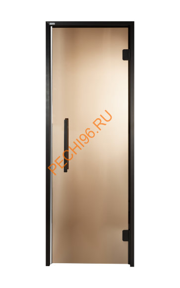 Дверь стеклянная Grandis GS 7х19-B-S-Bl коробка алюминий Diamond Black, ручка Термоабаш Дверь стеклянная Grandis GS 7х19-B-S-Bl коробка алюминий Diamond Black, ручка Термоабаш