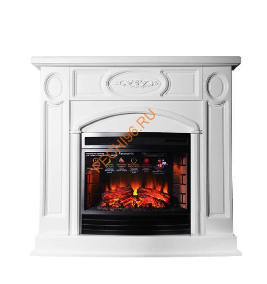 Электрокамин InterFlame Юнона с очагом Panoramic 25 LED FX QZ
