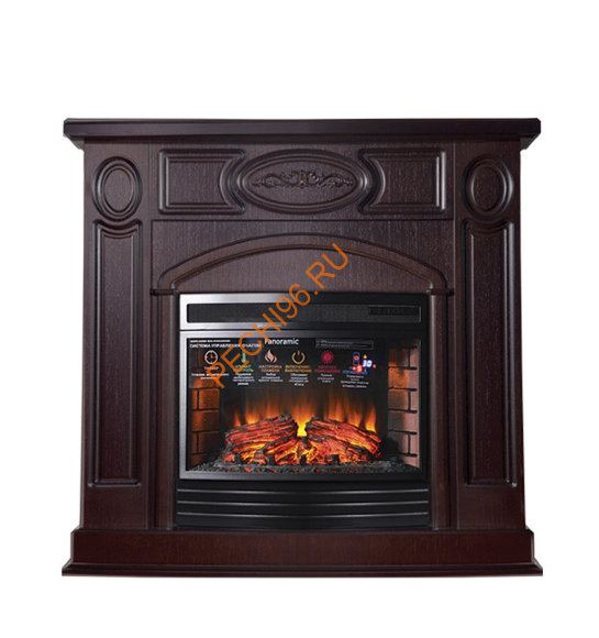 Электрокамин InterFlame Юнона с очагом Panoramic 25 LED FX QZ