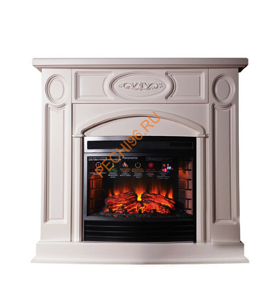 Электрокамин InterFlame Юнона с очагом Panoramic 25 LED FX QZ