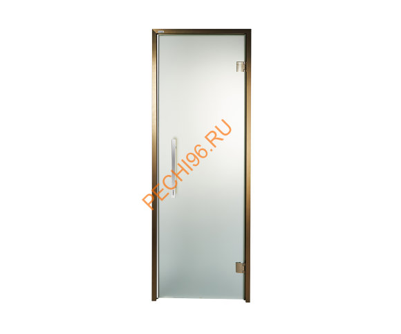 Дверь стеклянная Grandis GS 9х21-М-Н-BR коробка алюминий Brasch