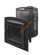 Печь банная Атмосфера М сетка нержавеющая сталь