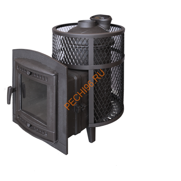 Печь банная Атмосфера М сетка нержавеющая сталь