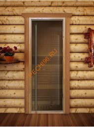 Дверь стеклянная DoorWood «Престиж» FLASH ROYAL, 700х1900мм, бронза Дверь стеклянная DoorWood «Престиж» FLASH ROYAL, 700х1900мм, бронза