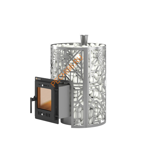 Печь банная Эверест Steam Master GALAXY 18 INOX (210М), в сетке