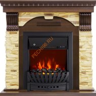 Электрокамин Royal Flame Dublin угловой Темный дуб/сланец с очагом Aspen