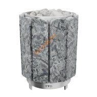 Электрическая печь Премьера 15 кВт серпентинит Бархат