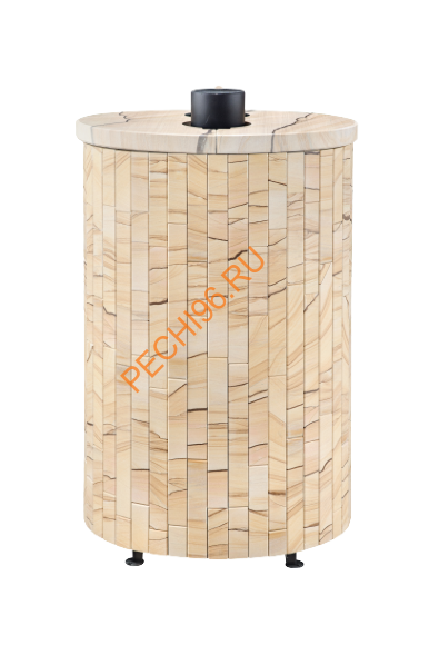 Печь банная Ферингер Уют 18 ПФ Окаменевшее дерево наборный