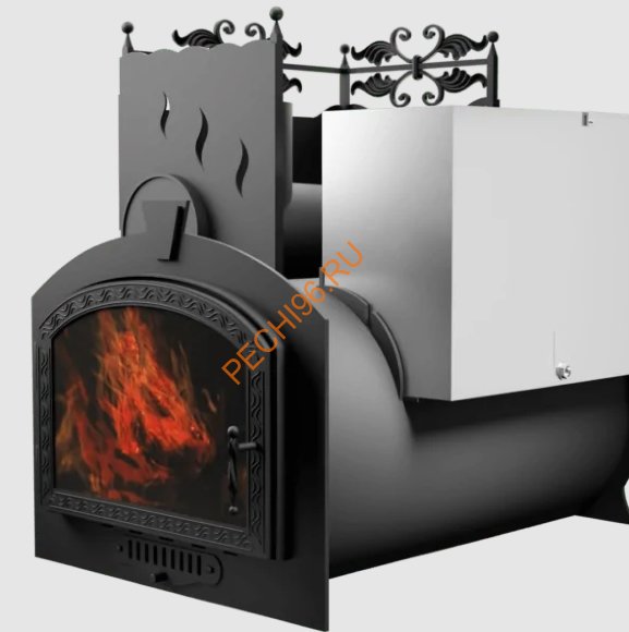 Печь банная Термосфера Горыныч 3, большая дверь со стеклом