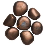Декоративные камни ZeFire медь 7 штук