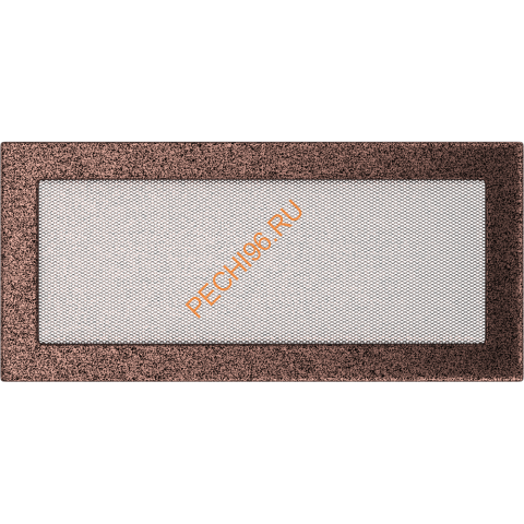 Вентиляционная решетка Kratki 22/37М 220х370 мм латунь