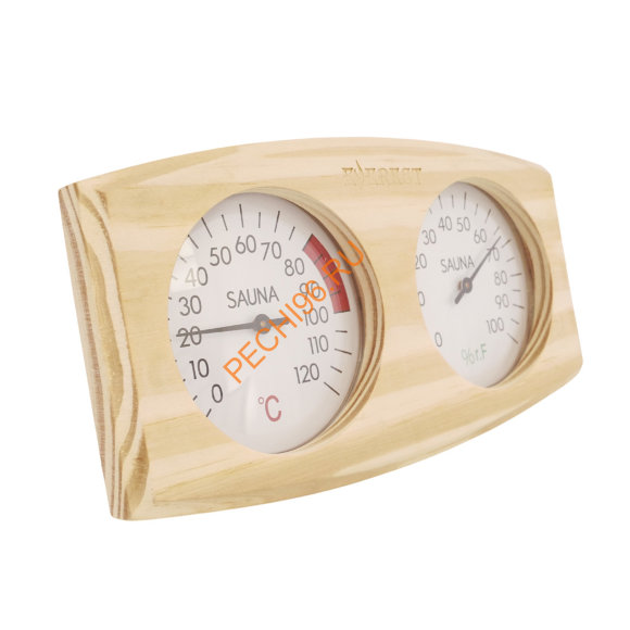 Термогигрометр EVEREST Modern, сосна (TG-14)