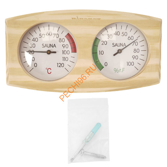 Термогигрометр EVEREST Modern, сосна (TG-14)